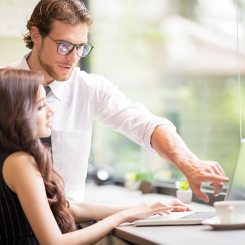 Long-lasting consumables colleagues in light office