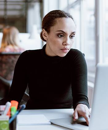 What’s happening at Kyocera? person looking at computer