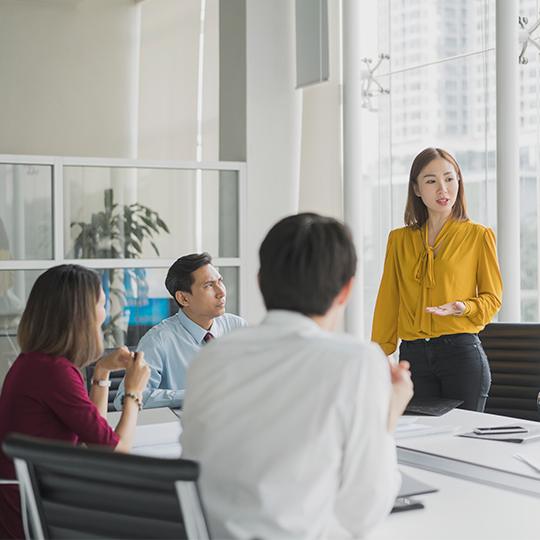 Want to know about smarter and hybrid offices? people working in an office environment